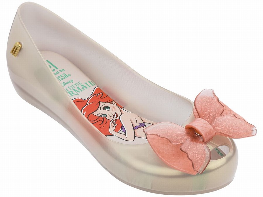 Bailarinas Melissa Little Mermaid Ultragirl Niños - Doradas/Coral - Argentina HWN-910357